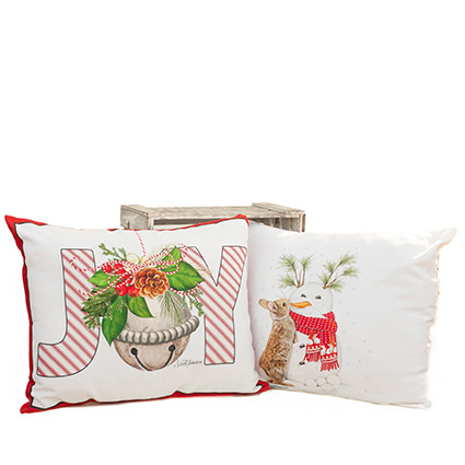 CHRISTMAS PILLOWS &amp; THROWS