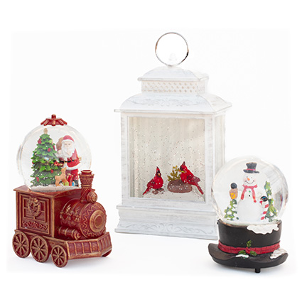 SNOWGLOBES &amp; MUSIC BOXES