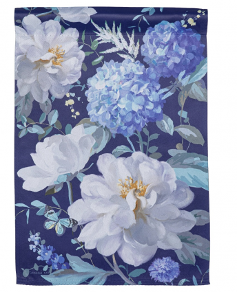 Spring Morning Blooms Suede Mini Garden Flag