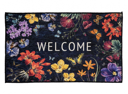 Butterfly Garden Washable Indoor/Outdoor Mat