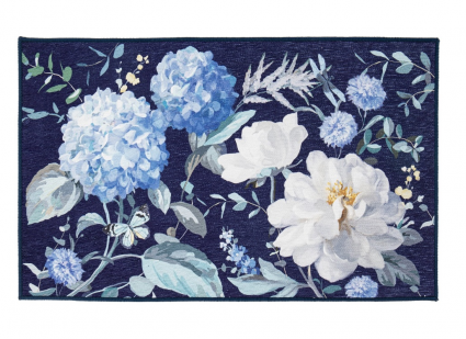 Spring Morning Blooms Washable Indoor/Outdoor Mat