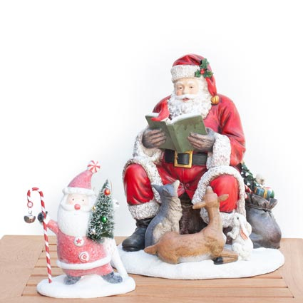 SANTA FIGURINES