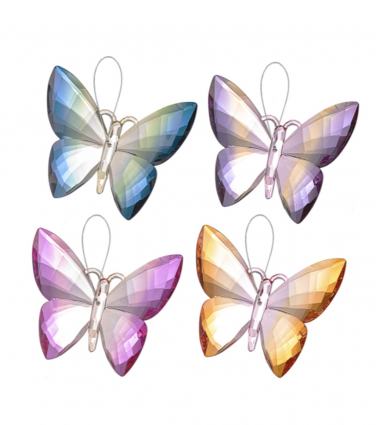 Radiant Hanging Butterfly Charm