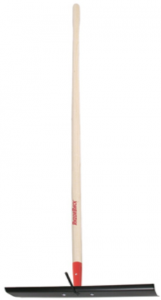 Razorback Concrete Rake  20" Steel Head, 60" Wood Handle