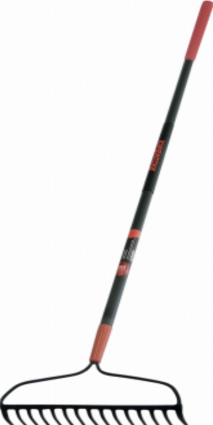 Razor-Back Bow Rake, Fiberglass, 60-In. Handle