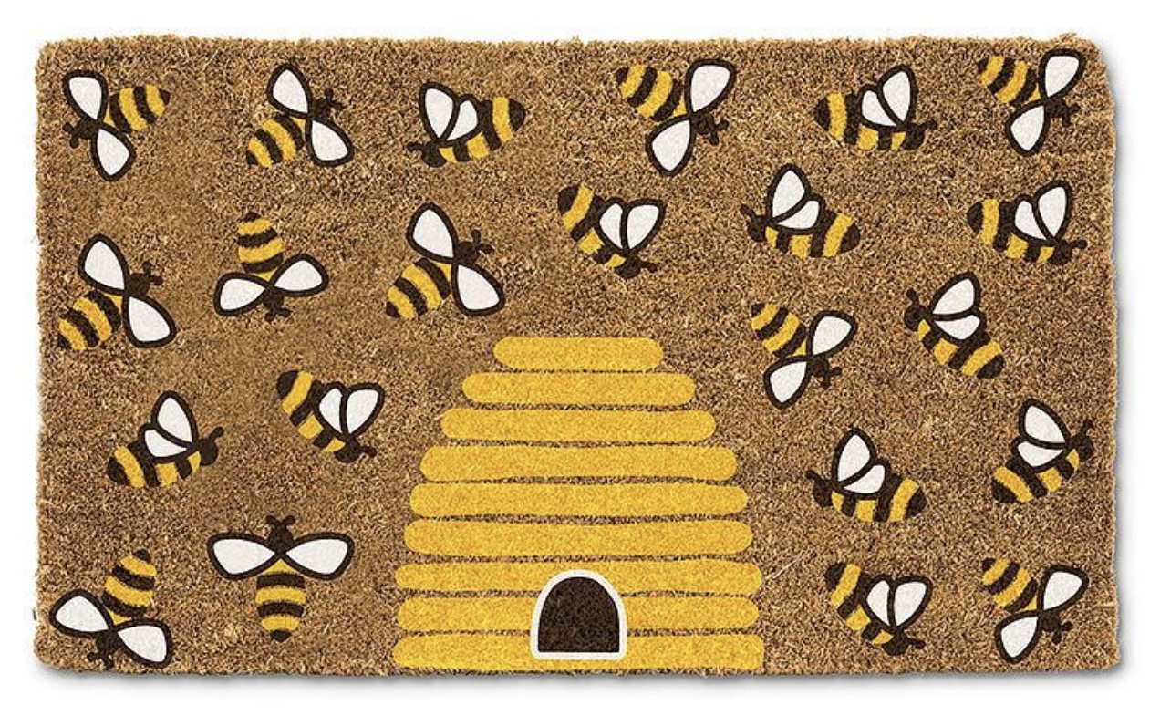 Bee & Beehive Doormat