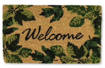 Leafy Welcome Doormat