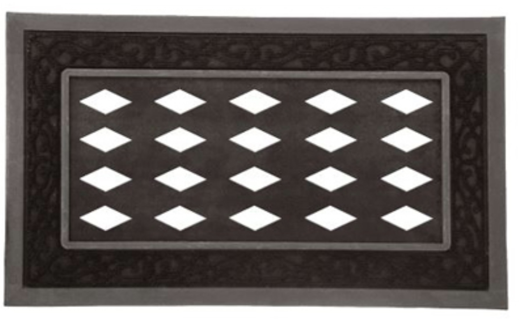 Black Scroll Switch Mat Tray