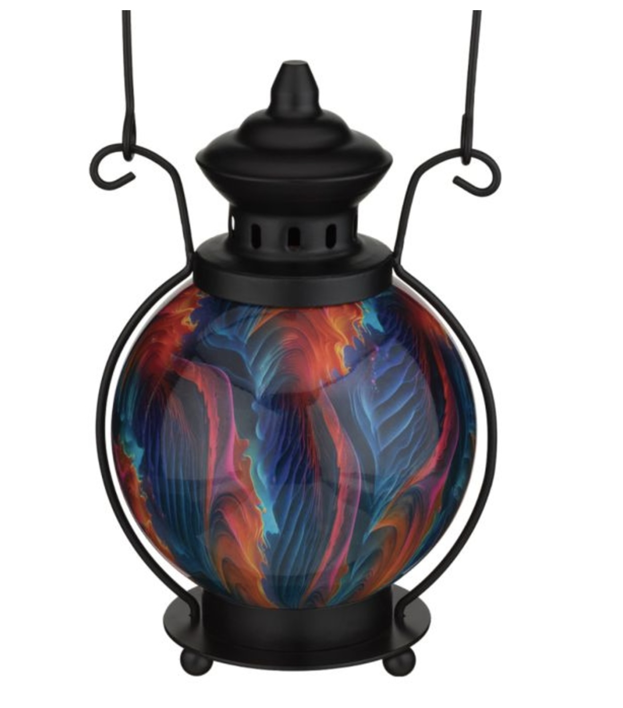 Multi-Color Swirled LED Lantern