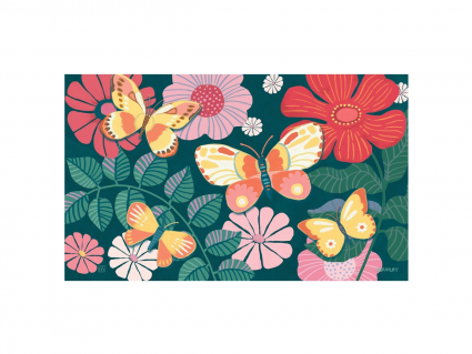 Flutter & Vine Doormat