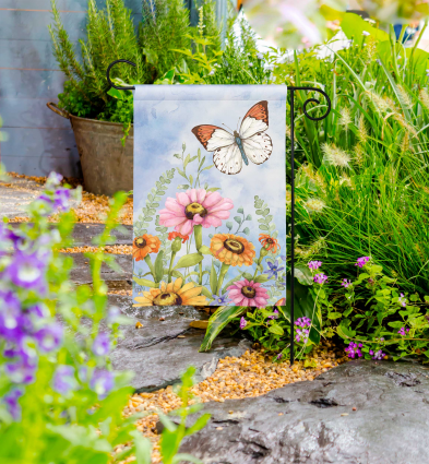 MINI FLAG, FLUTTERBY GARDEN