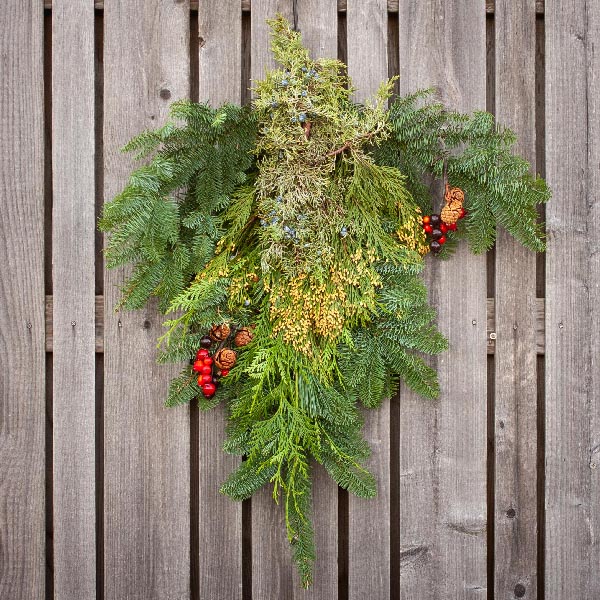 FRESH CHRISTMAS TREES &amp; GREENERY