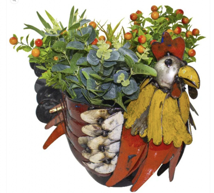 Hen Table Top Planter