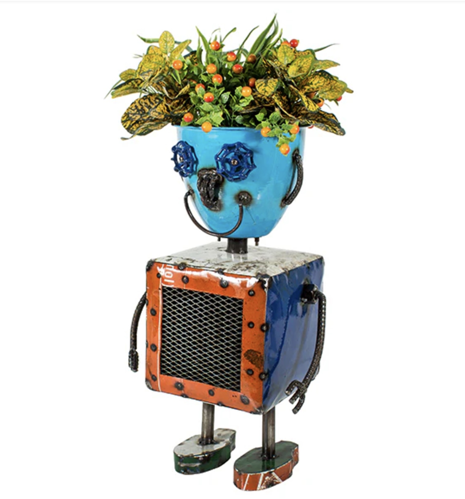 Small Barnyard Planter Robot