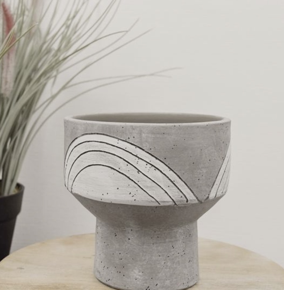 Crescent Pattern Planter