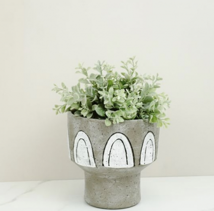 Two Tone Pattern Planter