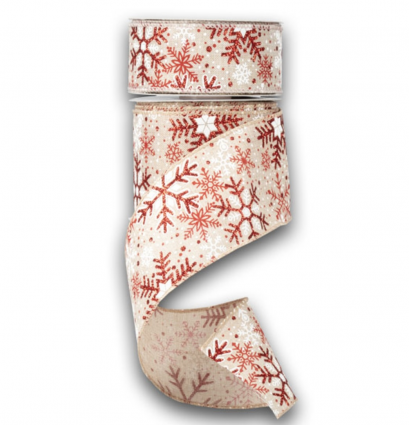 Wired Snow Flurry Ribbon