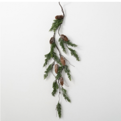 Long Pinecone Spray - 48"