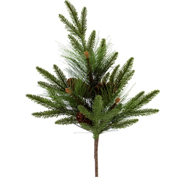 Mixed Fir Spray with Pinecones Pick 33"