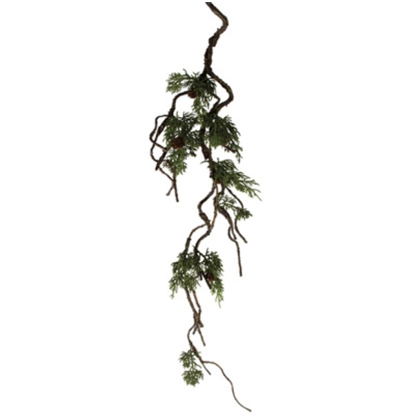 Cypress Pine Vine with Pinecones 33"