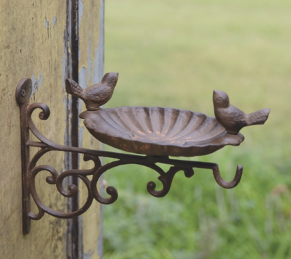 Wall-Mounted Rotating Bird Feeder Station