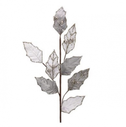  Leaf with Glitter Vein Spray 30"