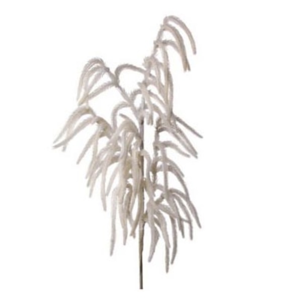 White Norfolk Pine Spray 36"