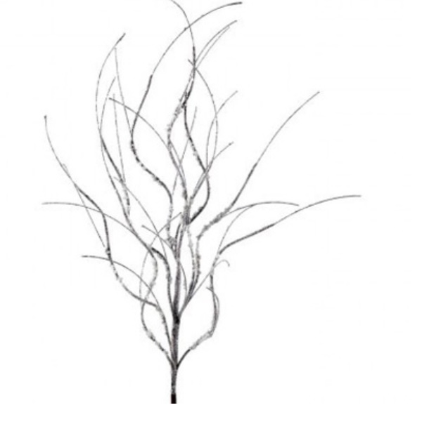 Frosted Curly Twig Spray