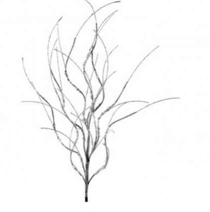 Frosted Curly Twig Spray