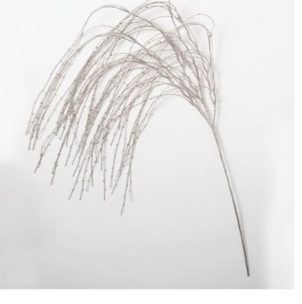 Glittered Willow Spray