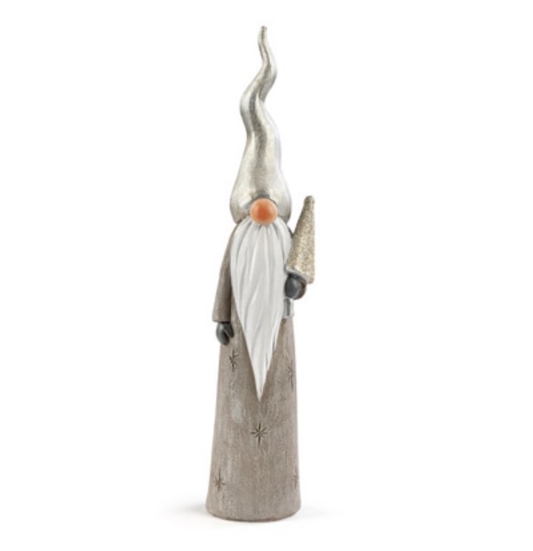 Gnome with Silver Tree