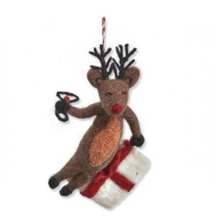 Party Reindeer Ornament Assortment