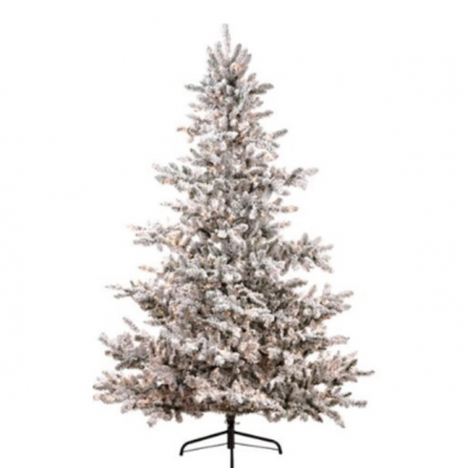 Flocked Pine Artificial Christmas Tree with 800 Lights