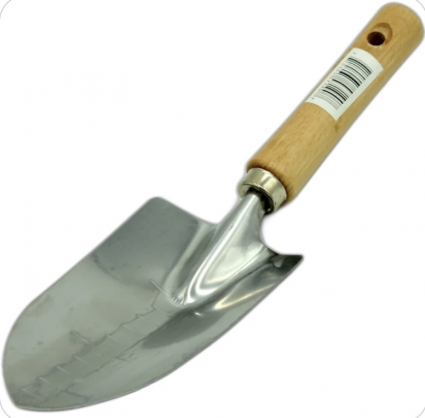 Wood Handled Planting Trowel