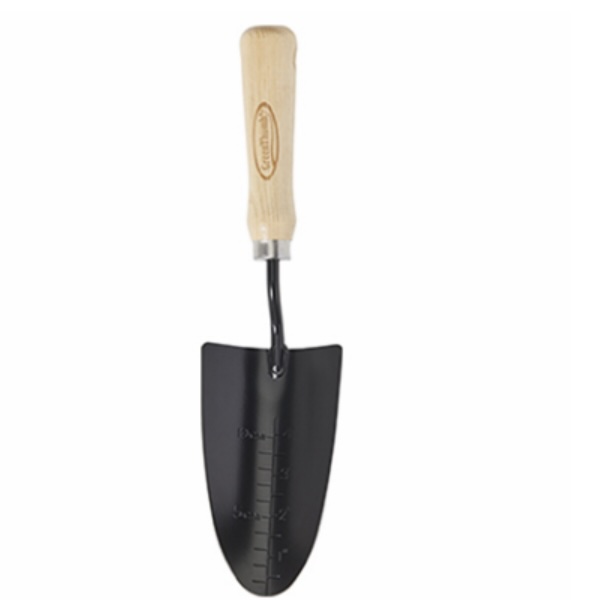 Green Thumb Trowel with Wood Handle