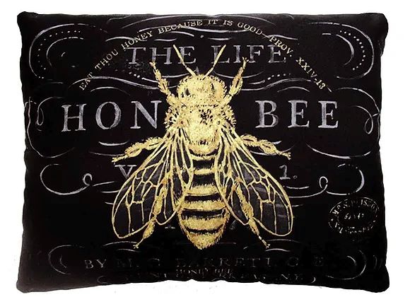 PILLOW, 13" X 18" VINTAGE BEE