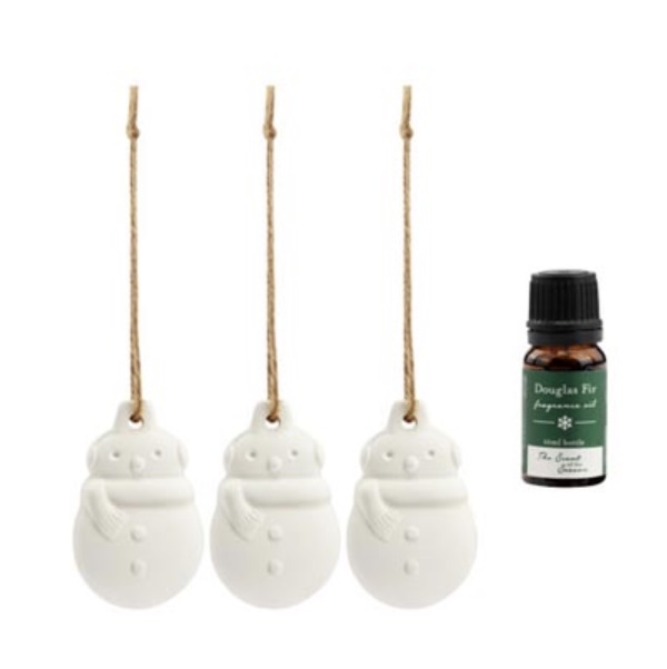 Mini Snowman Diffuser Ornaments