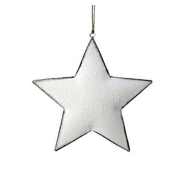 Etched Metal Star Ornament