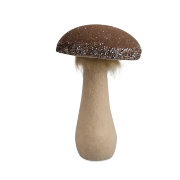 Foam Fabric Mushroom Ornament