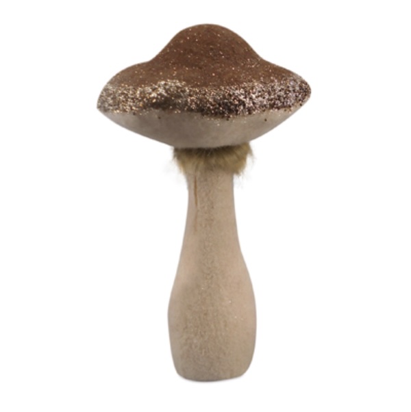 Foam Fabric Mushroom Ornament (13.5")