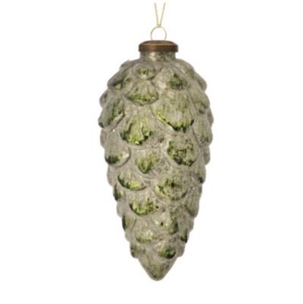 Beaded Pine Cone Ornament