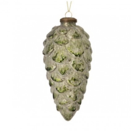 Beaded Pine Cone Ornament