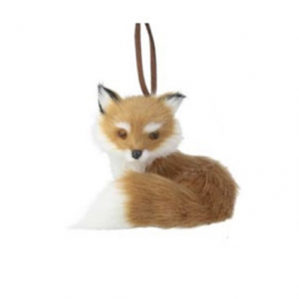 Fur Fox Ornament