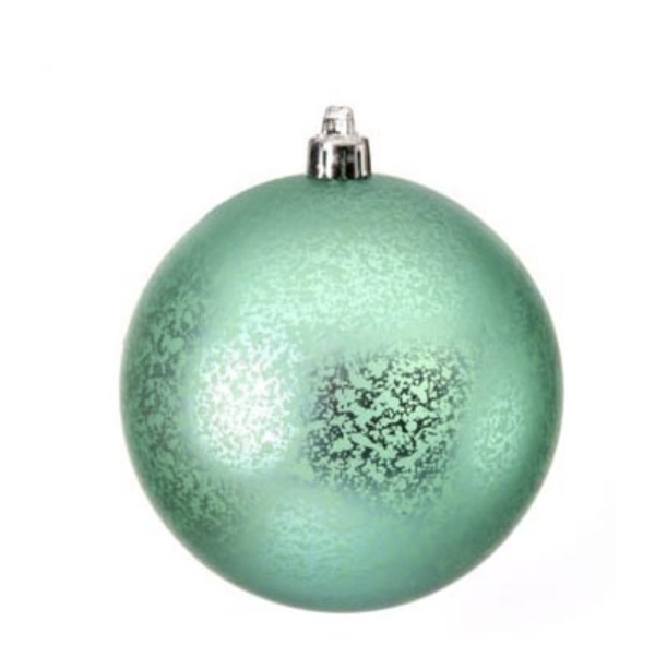 Aqua Mercury Glass Ornaments (Box of 4)