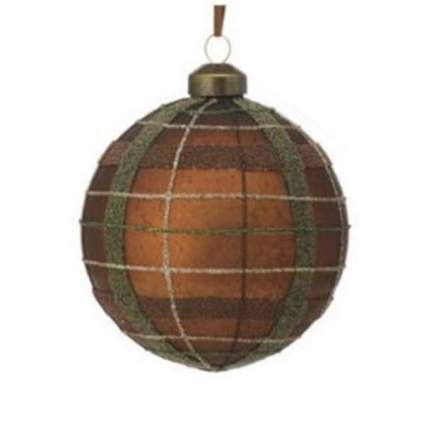 Matte Plaid Ornaments