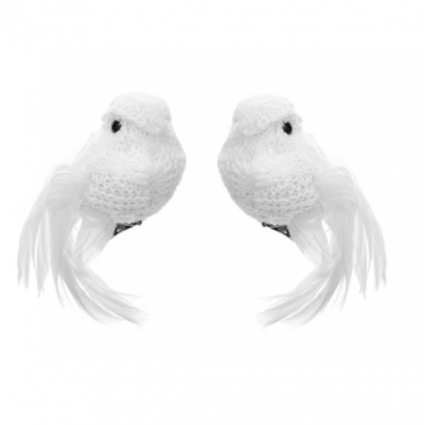 Cable Knit White Bird (Box of 12)