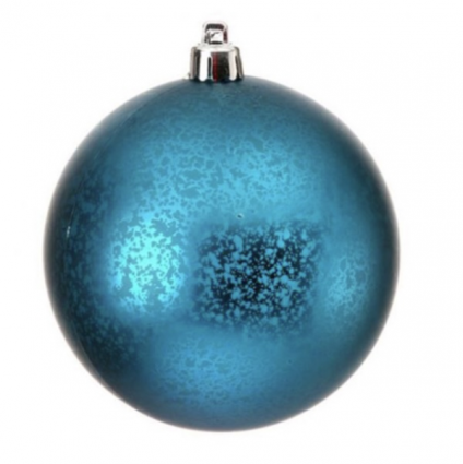 Aqua Blue Matt Mercury Ornament 