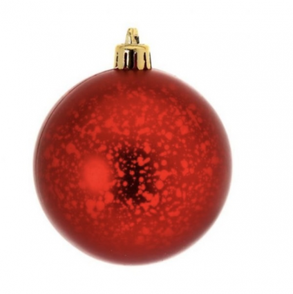 Red Mercury Matt Ornaments (Box of 6)