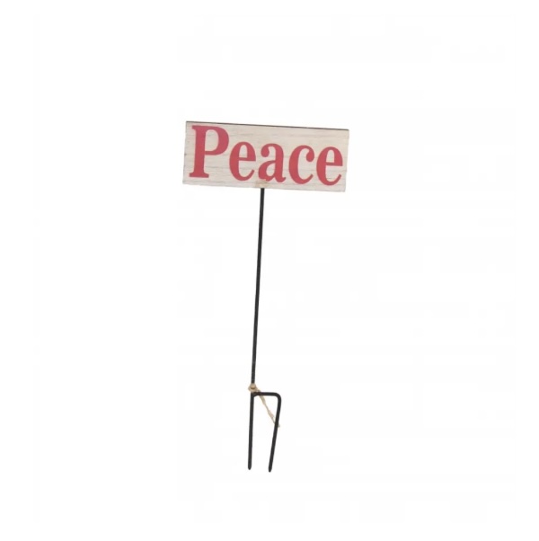 Small White "Peace" Sign