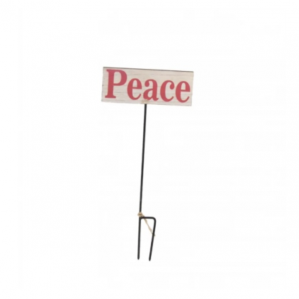 Small White "Peace" Sign